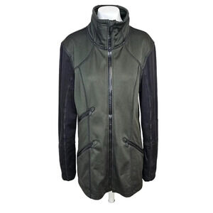 Zella Womens Full  Zip Fleece Lined Jacket Size Medium